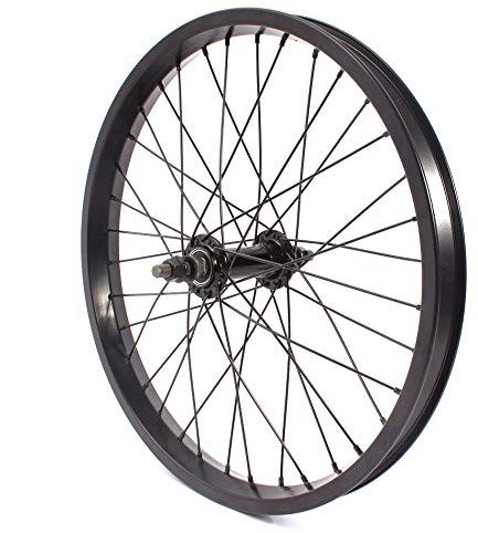 KHE 18 Zoll BMX Vorderrad schwarz BIG400 Alu Felge 36 Loch 10mm präzisionsgelagerte Nabe