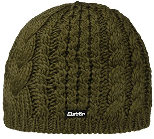 Eisbär Afra Strickmütze Wintermütze Wollmütze Herrenmütze Damenmütze Pull-On Damen/Herren - mit Futter, Futter Herbst-Winter Winter