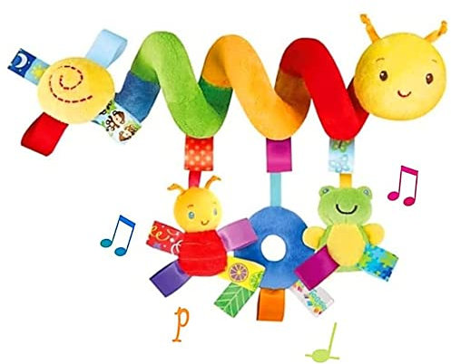Weyying Kinderwagen Spielzeug Baby - Hängende Spirale Aktivität für Babyschale, Autositz, Kinderbett, Wiege und Babystuhl