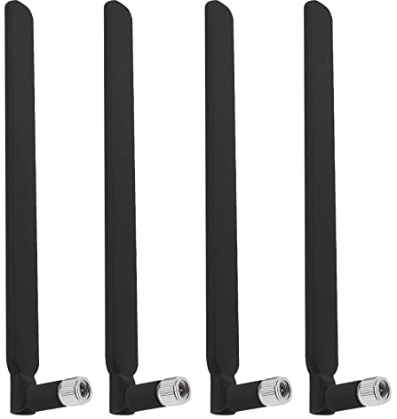 4 st 4G LTE-antenn SMA-antenn 5dBi Signal Booster trådlös WiFi-antenn kompatibel med Huawei B310s B593s B315 B310 E5186s-serien CPE-routrar 19 cm svart