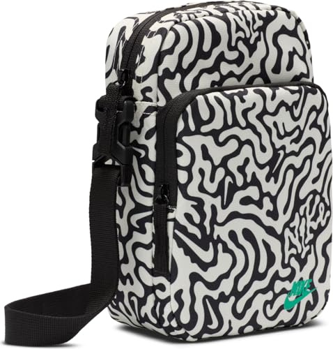 Nike Unisex Hüfttasche Nk Hritg Crssbdy- Hmn Crft, Black/Coconut Milk/Stadium Green, FN0884-010, MISC