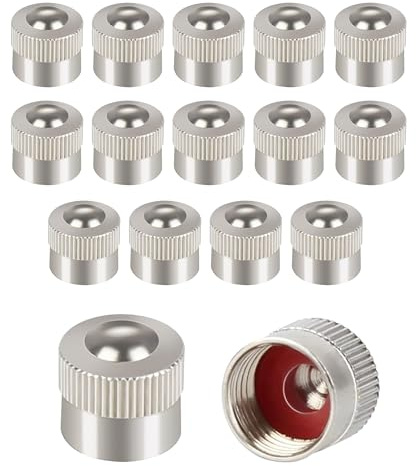 Flaconi 16PCS Tapones Valvula Coche, Tapas de Válvula de Neumático de Coche, Tapa de la Válvula del Neumático, Tapas de Válvula de Neumático,Apto para Motocicletas,Automóviles,SUV,Camiones,Bicicletas