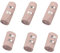 Strehknewen 6 vendajes elásticos de compresión con clips metálicos – vendajes médicos de fijación para rodillas, tobillos y muñecas – accesorios para deporte y lesiones
