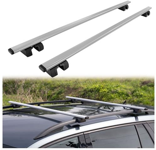 CHROMEMASTER | Dachgepäckträger Dachträger Kompatibel mit Volkswagen VW Touran 2003-2015 | Er dient zum Transport Einer Dachbox, Fahrradträger, Leiter; Robuste Dachträger aus Stahl