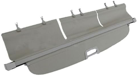 KUYHYNDEW Einziehbarer Auto Laderaumabdeckung für Toyota Verso 2011+, Auto Ausziehbar Kofferraum Rollo Laderaumabdeckung,Black