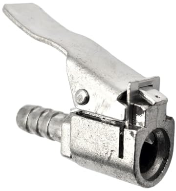 Hero Autoventil Hebelstecker Klemmhebel Ventilstecker Reifenfüllnippel Druckluft Klemmnippel 6mm Ventilaufsatz Momentstecker Reifen Luftpumpe Ventil Clip für Reifenventile mit Ventilgewinde VG6