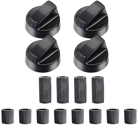 Set di 4 bottoni per fornelli in lega di zinco pesanti, accessori per fornelli di ricambio, pomelli termostatici, manopole per piano cottura a gas da cucina