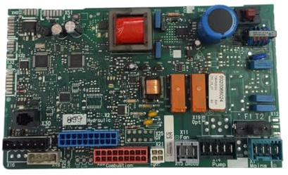 OPENCLIMA - Placa Electrónica Original para Caldera Condens 0020066024/0010028087 - Compatible con Diferentes Modelos - Circuito Impreso Reacondicionado - Pieza de Repuesto