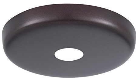 B&P Lamp® Antique Bronze Finish Plain Rounded Canopy and Ceiling Light Canopy Plate Kit