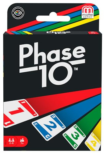 Mattel Games FFY05 - Phase 10 Kartenspiel, ab 7 Jahren, englische Version