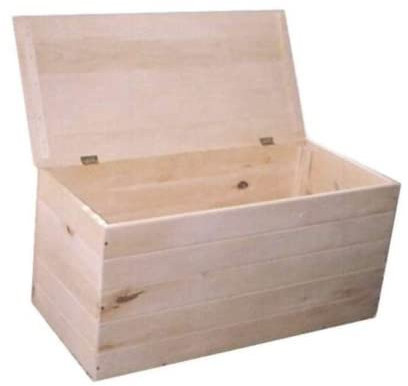 Cassapanca baule legno di pino giardino esterno cm cm 100x40x50 h