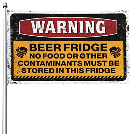 Alkohol Dekor Warnung Bierbrücke Flagge Billard Bar Dekor Bar Raumdekoration für Erwachsene (Größe: 120 x 180 cm)