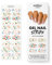 MOYOU LONDON Halbgehärtete UV Gel Strips - 20 Stück - Gel-Nagelfolien UV Härtend für Maniküre in Salonqualität - Confetti Dip