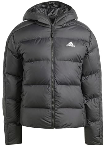 adidas Damen Essentials 3-stripes Mid Down Hooded Jacket Daunenjacke