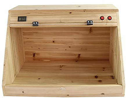 luckxuan Aquarium Schildkröten/Aquarien Massivholz Terrarium Acryl Tür Schildkröte Holzkiste Schildkröte Haus Lebensraum Hölzerner Kleintierkäfighaus Holz Terrarium Schildkröte (Size : 60CM)