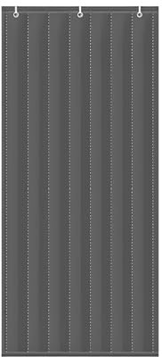 WHYATT Türvorhänge, Thermovorhang Gegen Kälte, Verdicktes Baumwollfutter Und Strapazierfähiges Oxford-Gewebe.(Gray,47.2 X 78.7in(120 X 200cm))