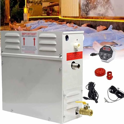 DDZJTPP Sauna Bath Steamer con La Pantalla Digital LED Generador De Baño De Vapor Generador De Vapor para El Generador De Vapor De SPA para El Hogar con Control De Tiempo,220V-21kw