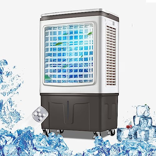 Portable Air Cooler, 3 Modes Evaporative Air Cooler Portable Air Conditioner Humidifier Air Purifier Cooling Fan for Room, Office, Business