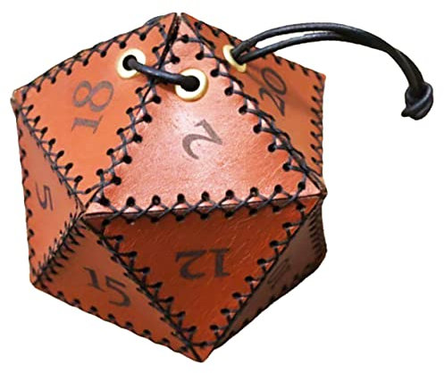 ifundom Würfelbeutel Aus Leder Mit Kordelzug Aufbewahrungstasche Für Würfel Tragbare Würfeltasche Für Schmuck Und Kleine Accessoires Geeignet
