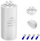 Iruihoo CBB60 16UF Condensateur de démarrage,450V 16µF Condensateur de démarrage moteur Connecteur pour moteur électrique