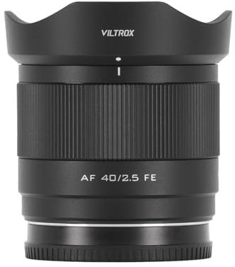 VILTROX 40 mm F2,5 Autofokus-Vollformat-Kameraobjektiv für Sony E-Mount, leicht, tragbar, große Blende
