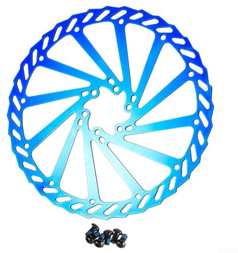 HpLive Fahrrad-Scheibenbremse Bremsscheiben für ROTOR, 160/180/203 mm hydraulischer Scheibenbelag mit 6 Schrauben(200mm)