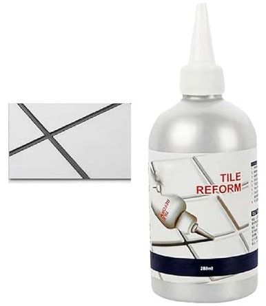 Carroterr Waterproof Tile Gap Repair Filler, Tile Reform Tile Reform Grout Filler, Repair and Renew Tile Joints, Tile Grout Repair Kit for Living Room Floor, A Variety of Colors to Choose from ﻿