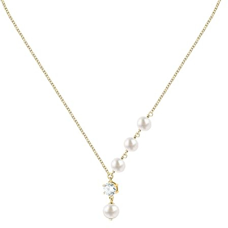 Morellato Collana Donna in Argento 925% riciclato, Collezione PERLA, Punto Luce, Idee Regalo Donna
