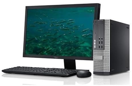 Poste Informatique | CPU Quad Core i5 | RAM 8 Go | SSD 480 Go | Compatible Windows 11 2026 | WiFi | DVD rom | USB | Écran 22 VGA | Office | Antivirus | Word pdf Reconditionnée Compatible Dell