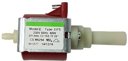 Pompa Dell'acqua EP5 48W 230V Adatta, Compatibile Con Bauknecht, 481236018581, Compatibile Con Delonghi, 5132106900 422245945091 Macchina Da Caffè Completamente Automatica