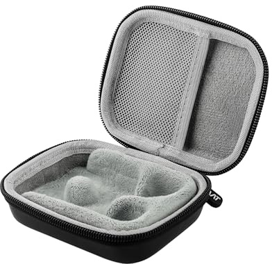 Linsoul ZiiGaat PELLEPOD Étui en Cuir pour écouteurs,Boîte de Rangement | imperméable et protectrice,Sac de Transport Rigide,Convient pour ZS10 Pro,Zero : 2,EW300,SuperMix 4,Orchestra Lite (Noir)