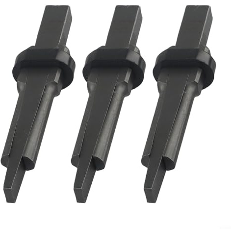 Cuñas de separación de piedra de 23 mm, 3 piezas, cuñas de ruptura de cantera de roca, para herramientas de separación de mampostería de alta resistencia para corte de piedra