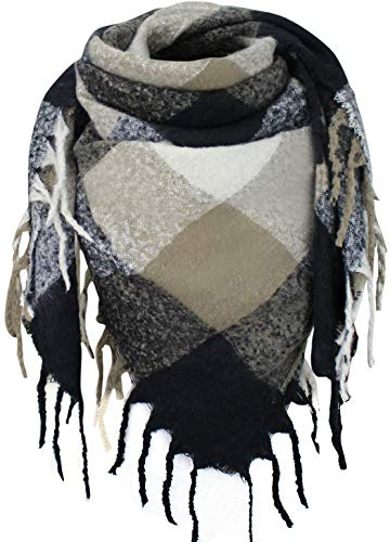 PiriModa XXL Schal Karoschal Karo Top Qualität Deckenschal Winterschal 140cm x 140cm