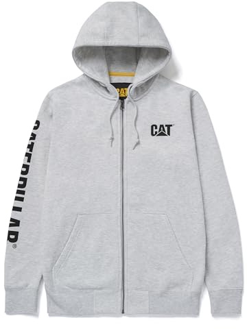 Zip Hoodie Banner grau XL