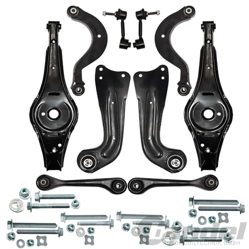 Querlenker Reparatur Satz Schrauben hinten Hinterachse Komplett | RAG210110S für Golf 5 6
