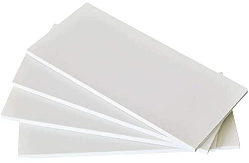 ZOENAE 4 Stück ABS-Kunststoffplatten, formbare Kunststoffplatten, weiß, 200 x 300 mm, geeignet for Modellbau und Bastelarbeiten (Size : Thick2mm)