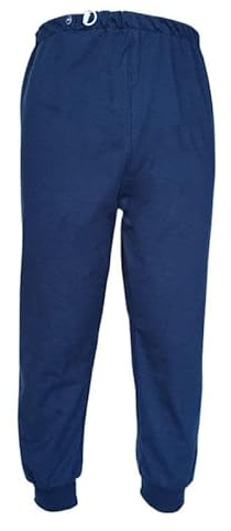 Pantaloni per Pannolini Impermeabili per Anziani, a Prova di perdite, in Cotone Lavabile, assorbenti per urina per Adulti, paralizzati, Costretti a Letto, Uomini e Donne (Blue, L)