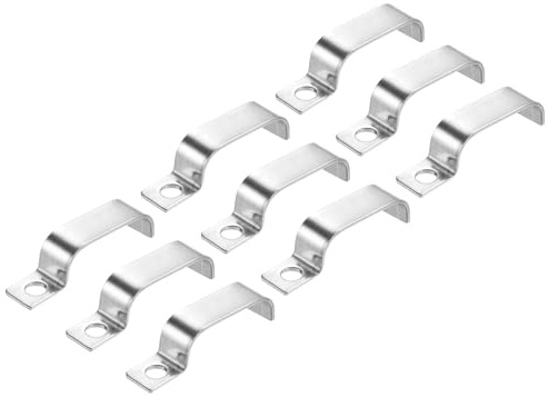QUARKZMAN 20 Stück Rohrschellen Edelstahl- Befestigungsschelle Schlauchschnalle Kabelschellen | Rohrhalter für Rohrdurchmesser Ø 30mm