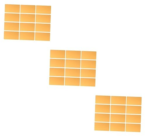 SEWACC 150stücke Eloxierte Aluminium Visitenkarten Für Lasergravur Geschäftskarten Flexibel Und Tragbar Standardgröße Goldfarben