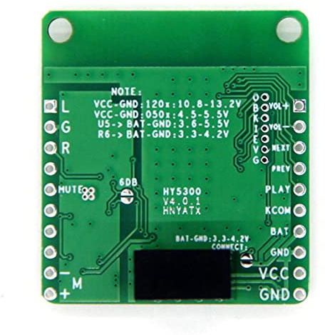 iFutniew QCC3008 APTXLL Modulo Ricevitore Scheda Ricevitore HiFi Bluetooth 5.0 TWS Audio Car Bluetooth Ricevitore Board (con isolamento DC, 12V)