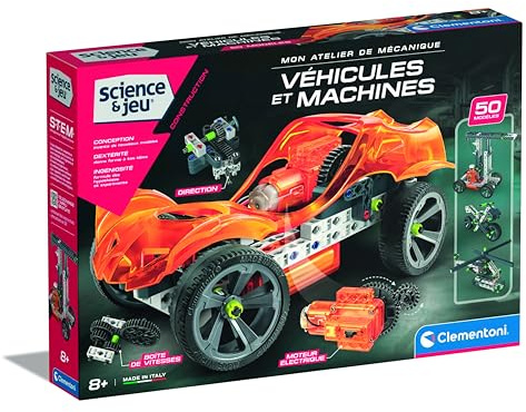 Atelier de Mécanique Véhicules Machines - 50 Modèles à Construire - 8 Ans+