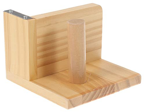 STOBOK Holz Klebebandspender Mit Schneidwerkzeug Desktop Aufkleberhalter Organizer Tragbarer Klebebandspender Für Büro Und Zuhause Ordnungshelfer Für Schreibtischaccessoires