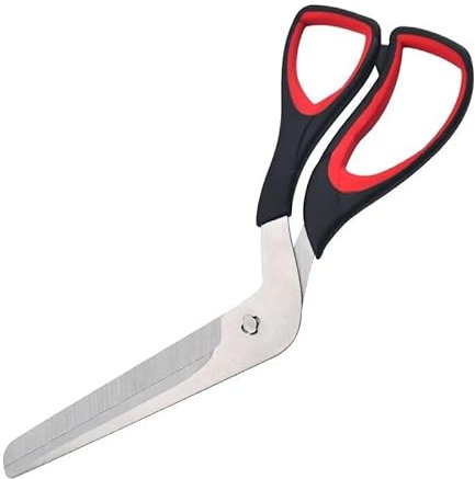 1 paire de ciseaux à pizza multifonctionnels amovibles avec lame tranchante en acier inoxydable - Ciseaux à pizza faciles à couper - Spatule à pizza