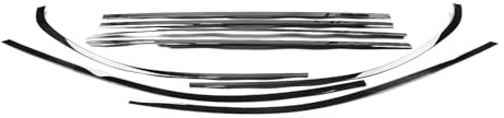QFJFBGGH Auto Dichtungsstreifen Autofenster-Dichtungsformleiste für Mercedes für Benz C-Klasse W205 2015 2016 2017 2018 2019 2020 2021 Heckscheibendichtung