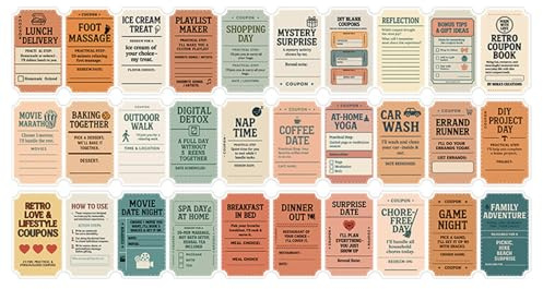 Carte Coupon Romance - Libro Di Buoni Cattivo E Dolce | Token Notte Di Appuntamenti Personalizzati | Coppie Mogli Fidanzate Mariti, Di Compleanno Per San
