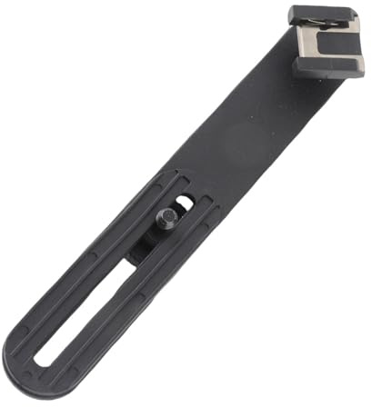 Cosiki Staffa a Doppia Testa per Flash in Lega di Alluminio, Barra Trasversale Regolabile per Flash Esterno, Accessorio Fotografico per Fotografi, Leggero 52 G