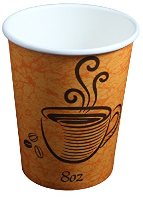Kaffeebecher Kafee to Go Becher: 100er Premium Pappbecher Set mit 228ml Kapazität - Einweg Heißgetränkebecher mit Verbrennungsschutz für die Mitnahme von Heißgetränken - passt in Autogetränkehalter
