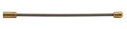 Anguila Cabeza Guía Flexible ⌀8mm M5 Accesorio Pasacables | Cabeza guía flexible para pasacables de mayor diámetro que ayuda a sortear codos y obstáculos en canalizaciones; rosca M5
