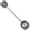 Sterling Silver Flower Handle Salt Spoon or Mustard Spoon