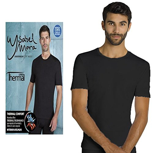 YSABEL MORA Camiseta Interior Térmica Manga Corta para Hombre.
